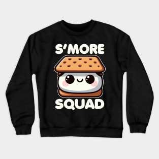 S'more Squad Funny S'more Camping Kawaii Cute Crewneck Sweatshirt